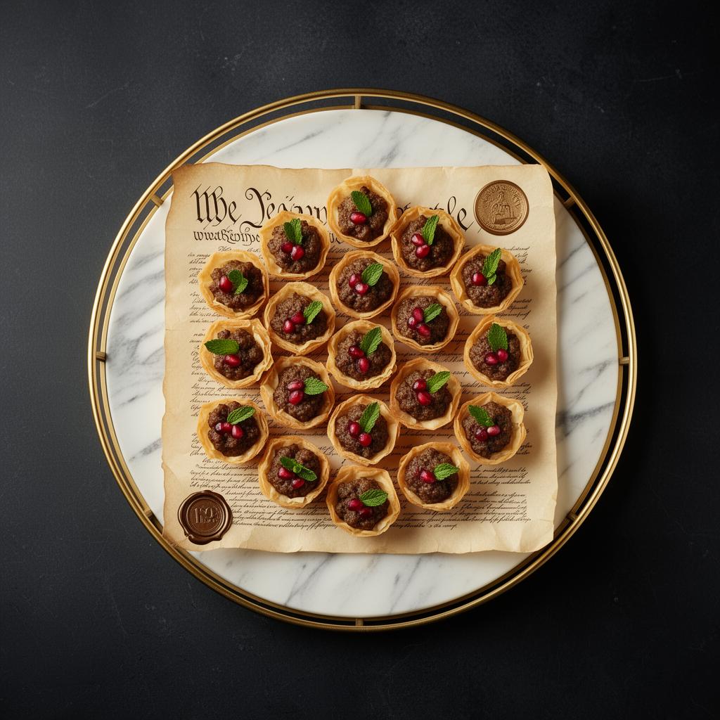 The Parchment — designer tray presentation